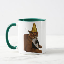 Mug Drôle de Big Floppa Anniversaire Chat Mème Double