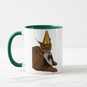 Mug Drôle de Big Floppa Anniversaire Chat Mème Double
