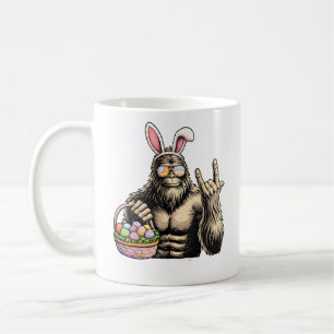 Mug Drôle de Bigfoot Œuf de Pâques Rock Sasquatch Jour