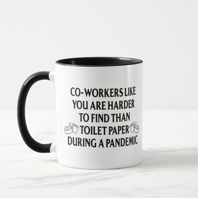 Mug Drôle de cadeau pandémique de quarantaine pour les (Gauche)
