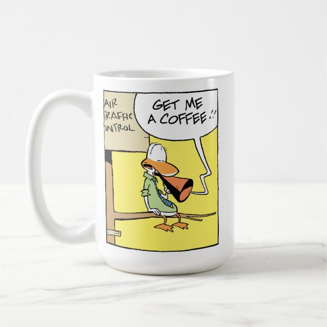 Mug Drôle de caricature pour le contrôle de la circula (Gauche)