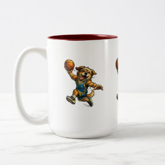 Mug Drôle de Chien de Basket-ball – Chien Athlète