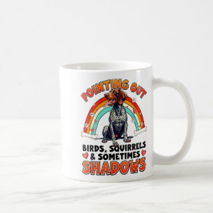 Mug Drôle de conception d'inter allemand à poil court 