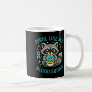 Mug Drôle de glycémie Raton laveur Nourriture Chaos Di