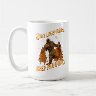 Mug Drôle de motivation de course de Bigfoot