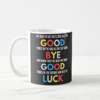 Mug Drôle de partir Adieu
