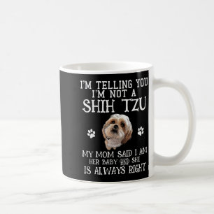 Mug Drôle de Shih Tzu Shihtzu Cadeau Maman Bébé Animal