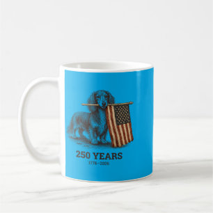 Mug Drôle de teckel Wiener aux cheveux longs rouges et