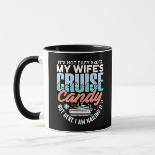 Mug drôle de vacances de la croisière de ma femme