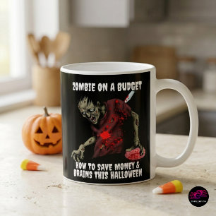 Mug Drôle de Zombie Halloween à petit budget