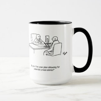 Mug drôle d'Humour financier