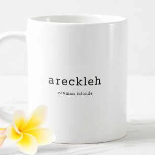 Mug Drôle Dialecte des îles Caïmans Areckleh