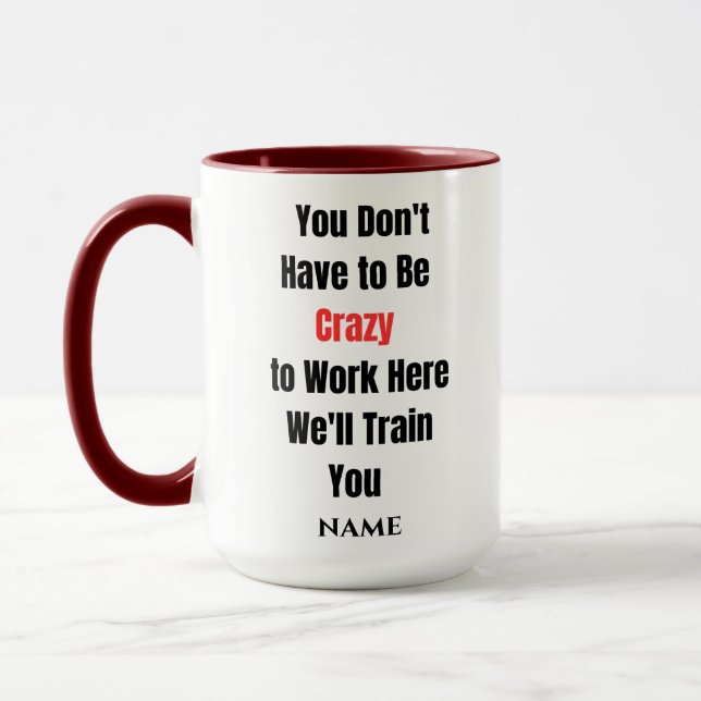 Mug Drôle Dit Moderne Coworker Anniversaire Citation C (Gauche)