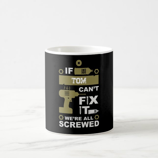 Mug Drôle do-it-yourself réparer la réparation (Centre)