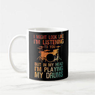 Mug Drôle Drummer Art Pour Hommes Femmes Drum Player P