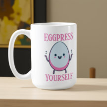 Drôle "Eggpress Yself" Nom personnalisé