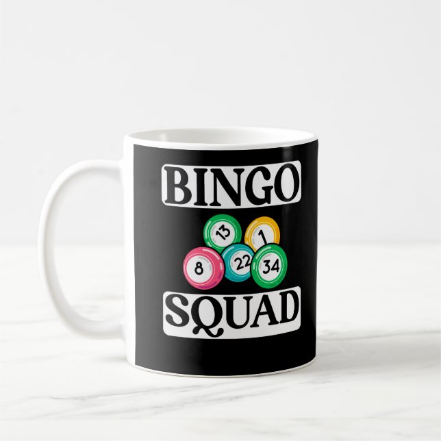 Mug Drôle équipe de Bingo dire Bingo (Gauche)