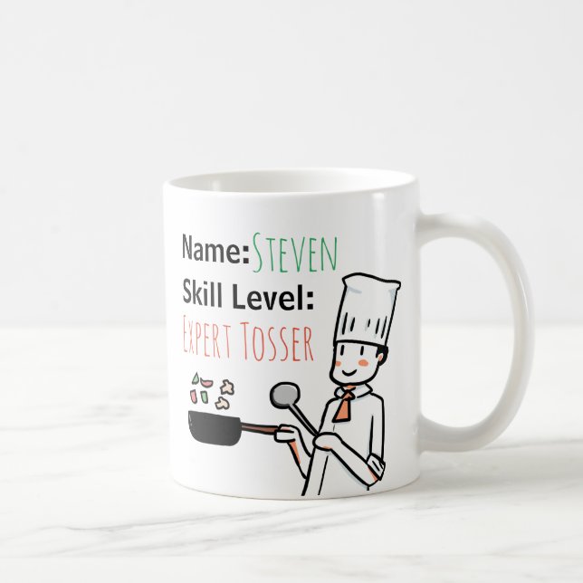 Mug Drôle expert de Tosser de chef effronté (Droite)