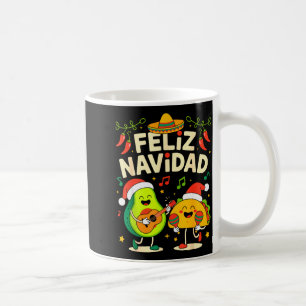 Mug Drôle Feliz Navidad Avocat Tacos Mexicain Noël