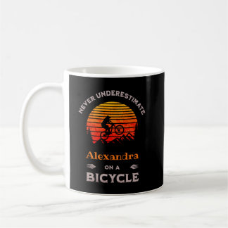 Mug Drôle femme cycliste personnalisées VTT
