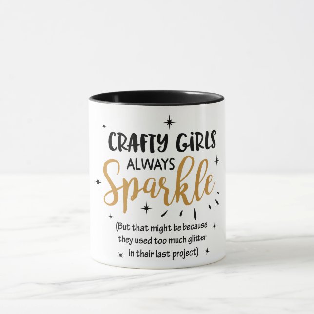 Mug Drôle Filles Artistiques (Centre)