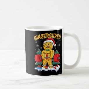 Mug Drôle Gingerbread Man Gingershred Gym Bodybuilding