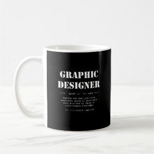 Mug Drôle Graphic Designer Dictionary Définition Cadea