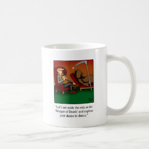 Mug Drôle Grim Reaper Dance Cartoon