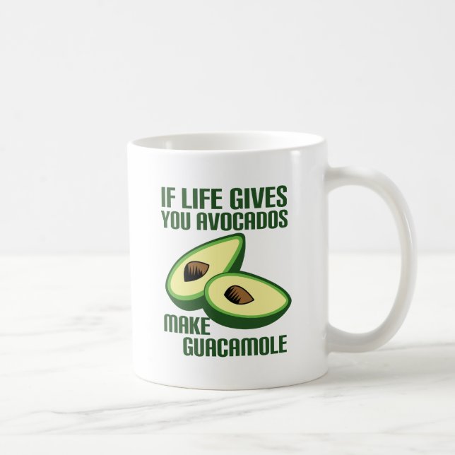 Mug Drôle Guacamole Avocado Joke (Droite)