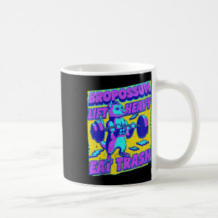Mug Drôle Gym Lift Lourd Manger Trash Poids Oposs