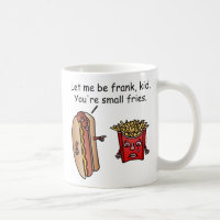 Drôle Hot Dog French Fries Food Pun