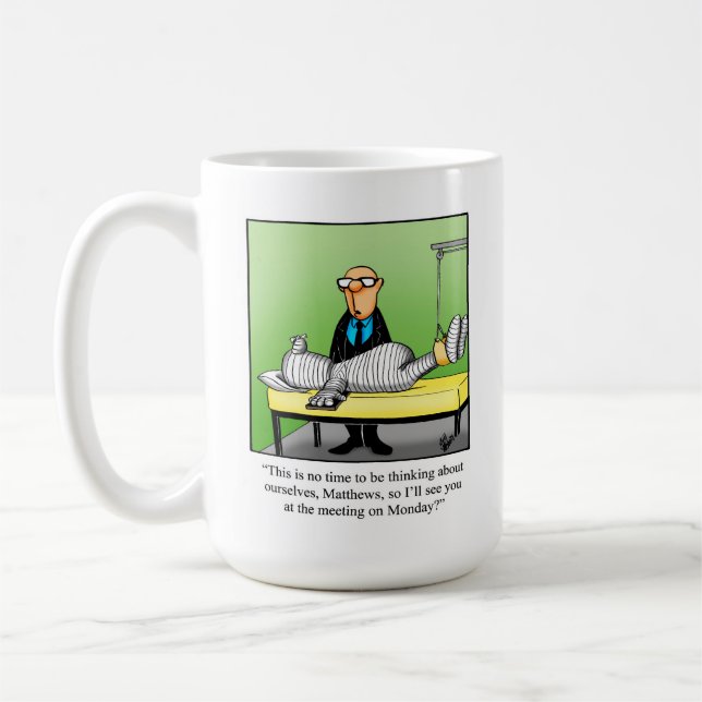 Mug Drôle Humour de l'entreprise (Gauche)