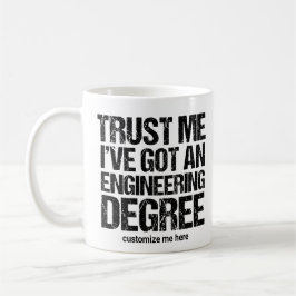 Mug Drôle Ingénierie Graduation sur mesure Ingénieur C