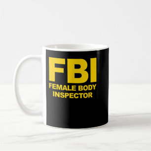 Mug Drôle Inspecteur du corps féminin du FBI