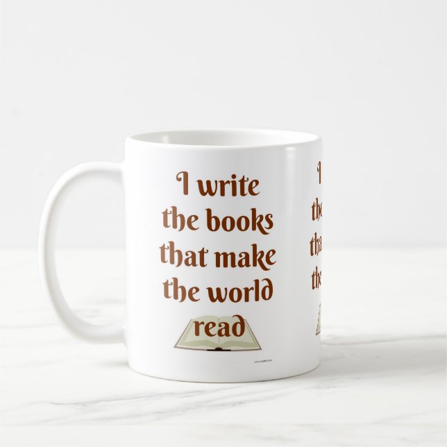Mug Drôle je fais du monde lire Cheeky Slogan (Gauche)