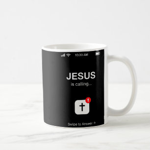 Mug Drôle Jésus Appelle Humour Religieux Chrétien G