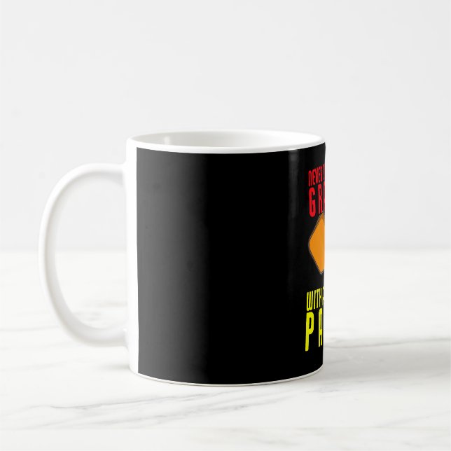 Mug Drôle joueur de basket-ball de grand-mère (Gauche)