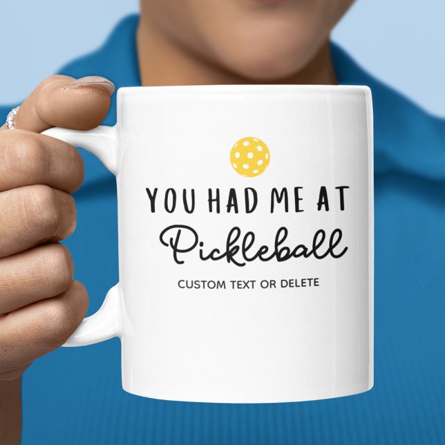 Mug Drôle Joueur de Pickleball Cadeau, Vous m'avez eu  (Créateur téléchargé)