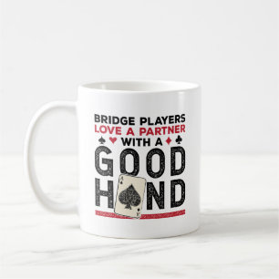 Mug Drôle Joueur de pont partenaire Bonne main