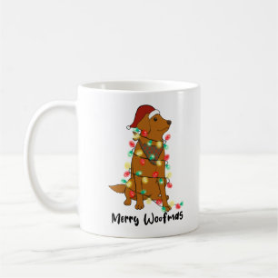 Mug Drôle Joyeux chien de Noël