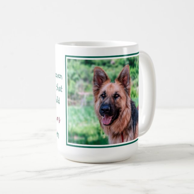 Mug Drôle Joyeux Noël Chien papa (Devant droit)