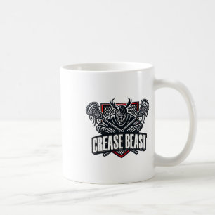 Mug Drôle Lacrosse Ops Avertissement de la bête de Cre