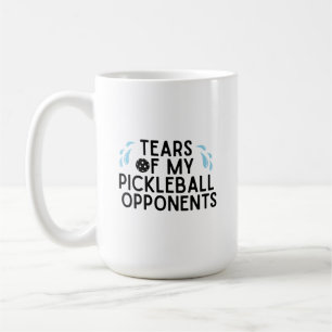 Mug Drôle larmes de mes adversaires de la typographie 