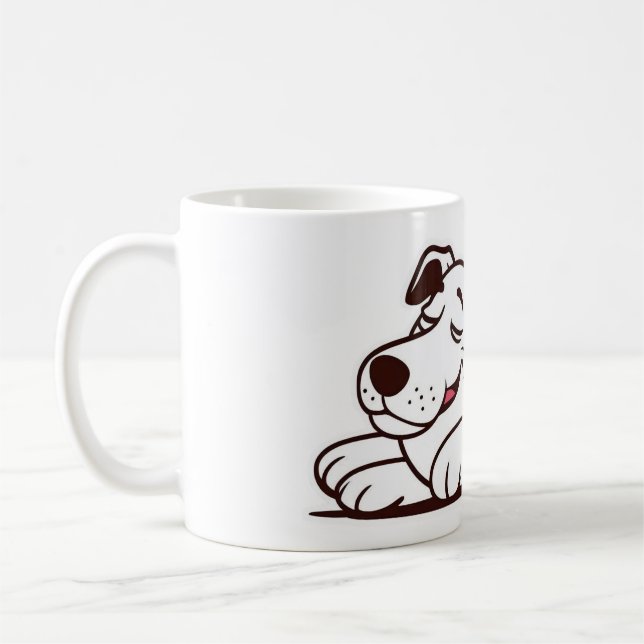 Mug Drôle Lazy Chig Design (Gauche)