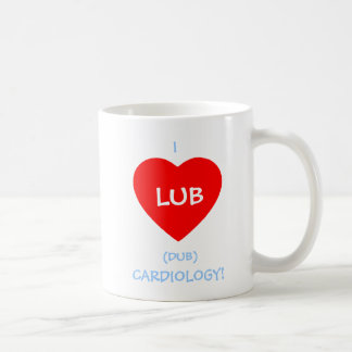 Mug Drôle Lub Dub battre Heart Sound Cardiologue