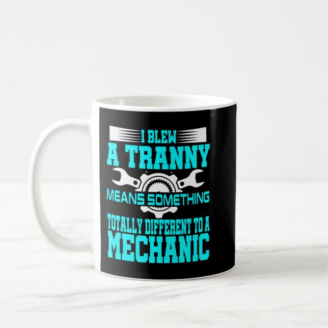 Mug Drôle Mécanique Gag Cadeau Offensive Aéronef Humou (Gauche)