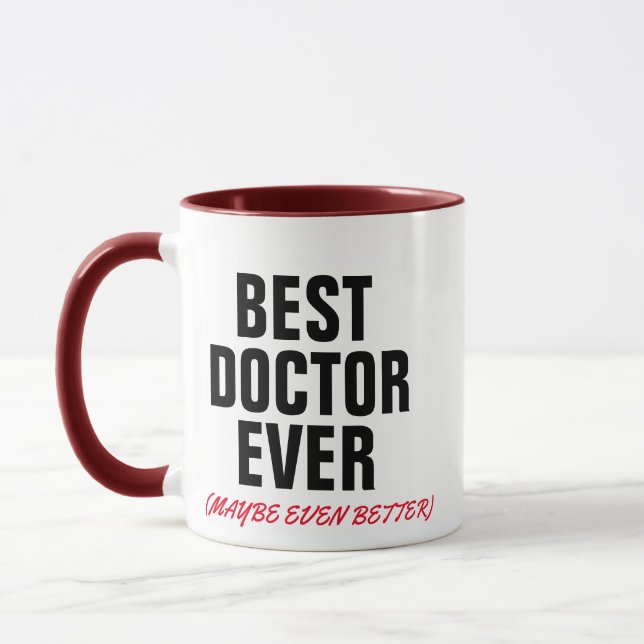 Mug drôle médical de la meilleure santé de docteur (Gauche)