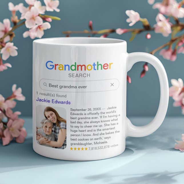 Mug Drôle Meilleur Grand-Mère Jamais Résultats De Rech (Créateur téléchargé)