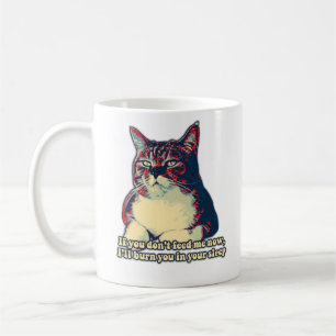 Mug Drôle mème de chat grincheux pour les propriétaire