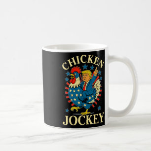 Mug Drôle Mème Jockey de poulet